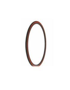 Tire 700 x 25c Black/Red Side Wall HF-187.